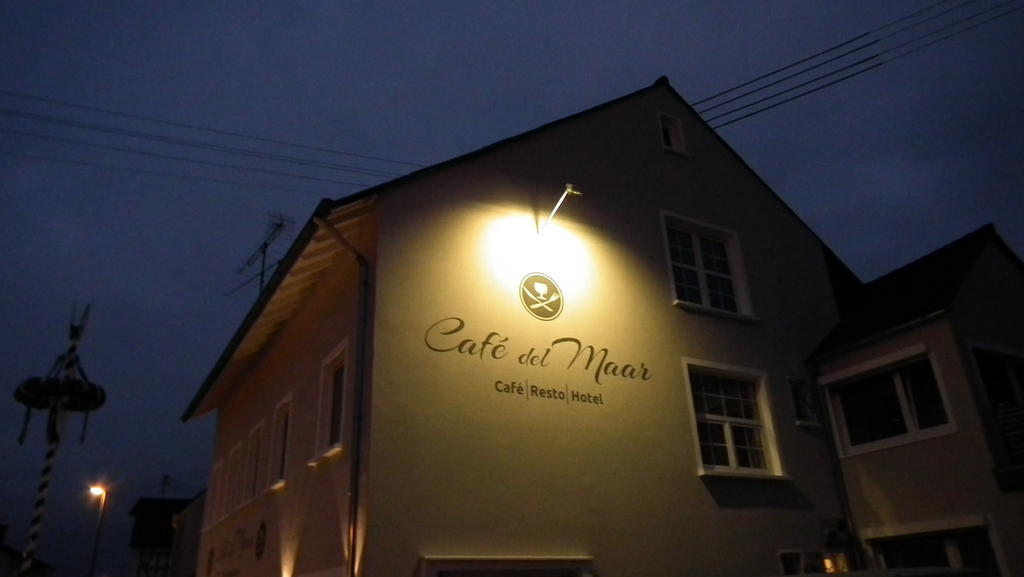 Hotel Cafe Del Maar Schalkenmehren Bagian luar foto