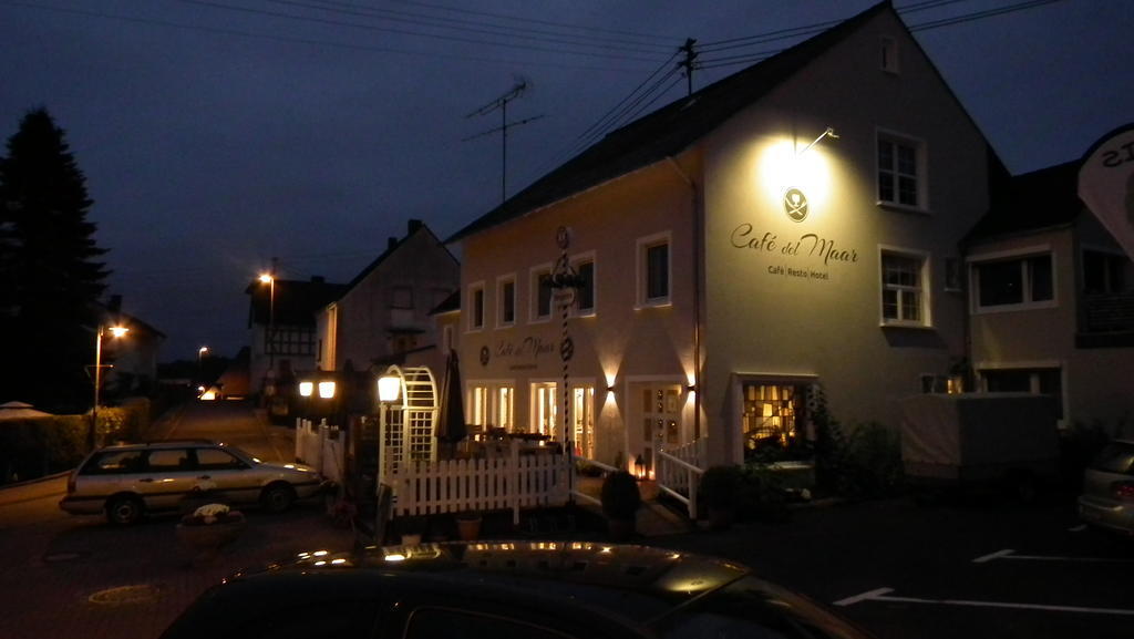 Hotel Cafe Del Maar Schalkenmehren Bagian luar foto