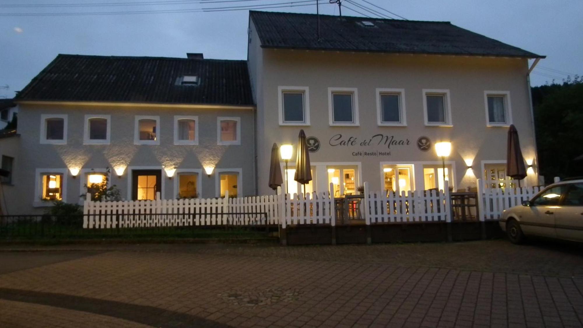 Hotel Cafe Del Maar Schalkenmehren Bagian luar foto